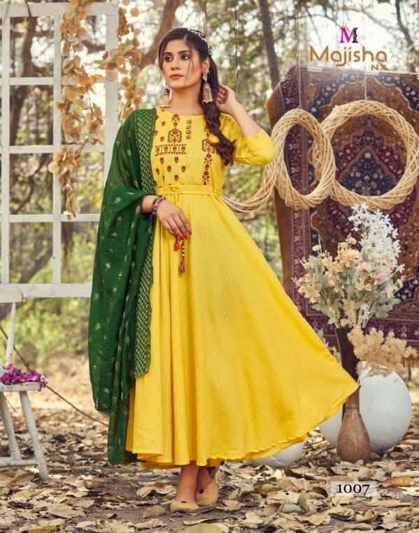 Majisha Nx Pankh 1 Designer Rayon Kurti With Dupatta